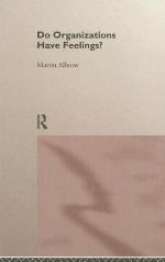 Do Organizations Have Feelings?