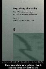 Organizing Modernity