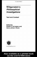 Wittgenstein's Philosophical Investigations