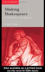 Making Shakespeare : from stage to page
