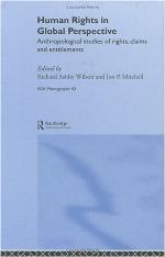 Human rights in global perspective : anthropological studies of rights, claims and entitlements