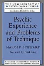 Psychic Experience and Problems of Technique