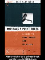 You Have a Point There