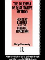 The Dilemma of Qualitative Method