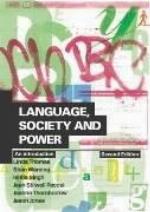 Language, Society and Power