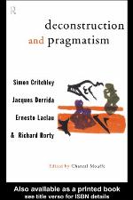Deconstruction and Pragmatism