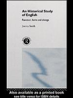 An Historical Study of English