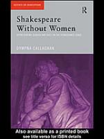 Shakespeare Without Women
