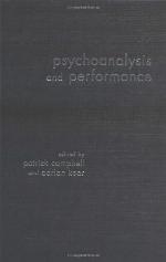 Psychoanalysis and Performance