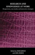 Research and Knowledge at Work