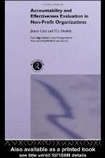 Accountability and Effectiveness Evaluation in Non-Profit Organizations