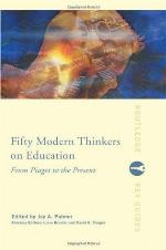 Fifty Modern Thinkers on Education