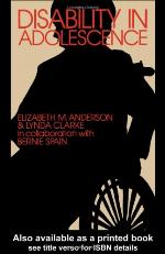 Disability in Adolescence