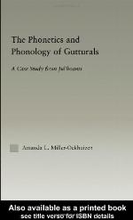 Phonetics &amp; Phonology of Gutturals