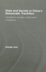 State and society in China's democratic transition : Confucianism, Leninism, and economic development