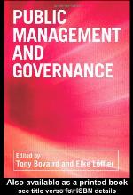 Public management and governance