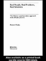 Real People, Real Problems, Real Solutions