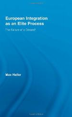European Integration as an Elite Process