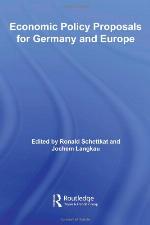 Economic Policy Proposals For Germany And Europe