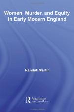 Women, murder, and equity in early modern England