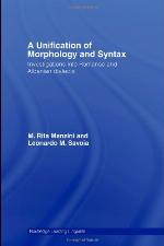 Unification of Morphology and Syntax, A