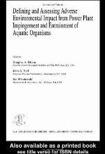 Defining and Assessing Adverse Environmental Impact from Power Plant Impingement and Entrainment of Aquatic Organisms