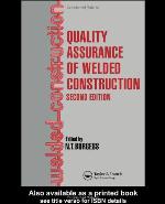 Quality assurance of welded construction