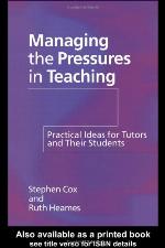 Managing the Pressures of Teaching