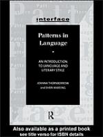 Patterns in Language