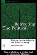 Retreating the Political