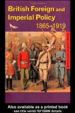 British Foreign and Imperial Policy 1865-1919