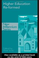 Higher Education Re-Formed