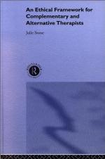 An Ethical Framework for Complementary and Alternative Therapists