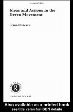 Ideas and Actions in the Green Movement