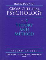 Handbook of Cross-Cultural Psychology, Volume 1