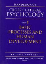 Handbook of Cross-Cultural Psychology