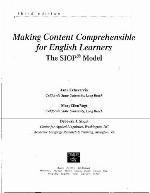Making Content Comprehensible for English Learners