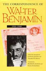 The Correspondence of Walter Benjamin 1910-1940