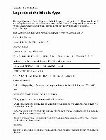 The Legend of the Middle Ages