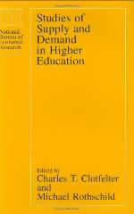 Studies of Supply and Demand in Higher Education