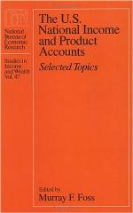 The U.S. national income and product accounts : selected topics