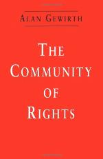 The Community of Rights
