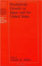 Productivity growth in Japan and the United States