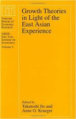 Growth Theories in Light of the East Asian Experience