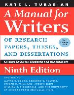 A manual for writers of research papers, theses, and dissertations : Chicago style for students and researchers