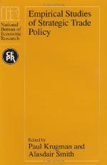 Empirical Studies of Strategic Trade Policy