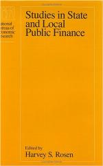 Studies in State and Local Public Finance