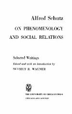 On Phenomenology and Social Relations