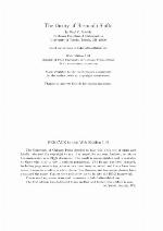 The Theory of Bernoulli shifts