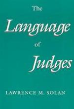 The Language of Judges